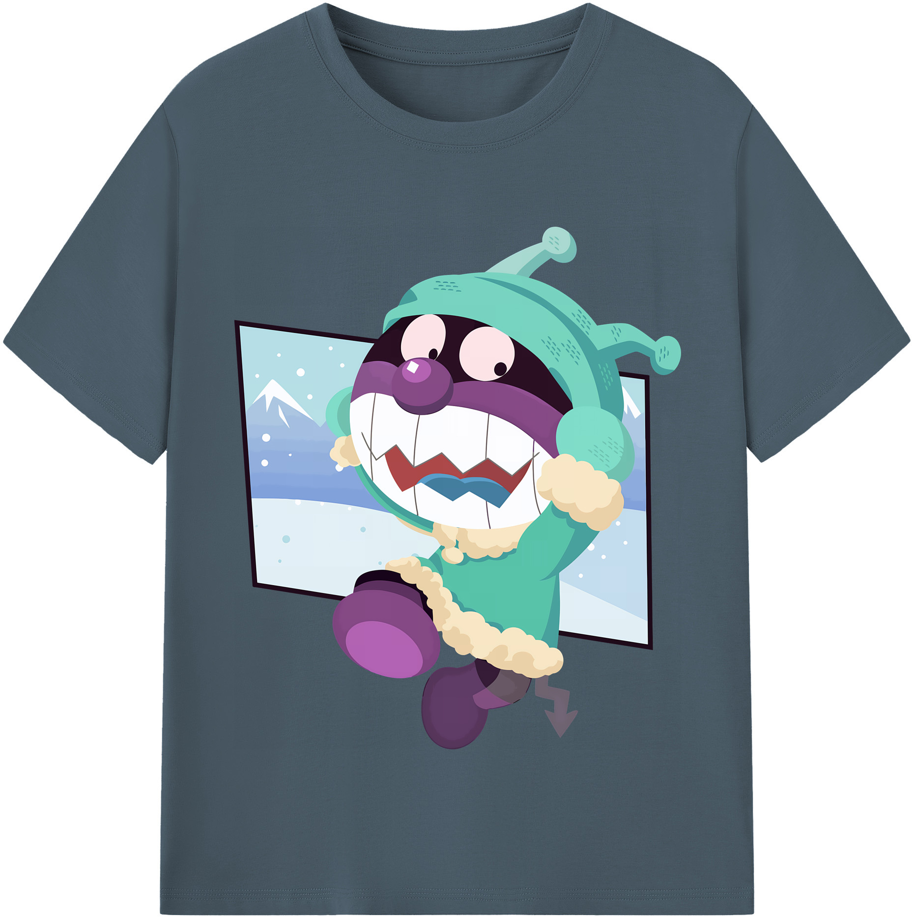 （画像用） アンパンマン Anpanman 綿100％半袖Tシャツ（フロントプリント）
